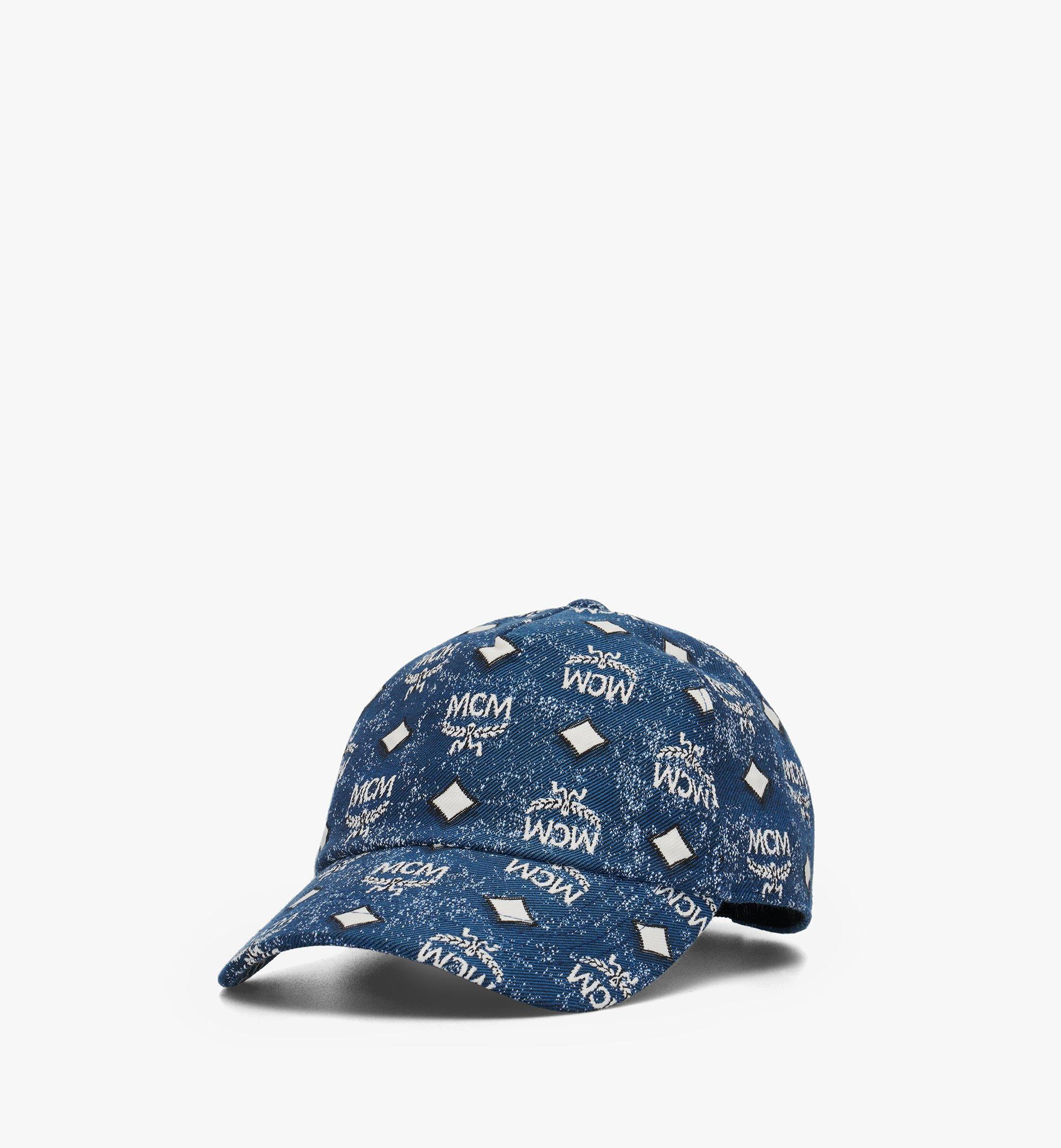 Classic Cap in Vintage Denim Jacquard 1